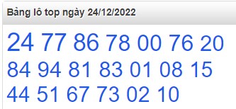Loto nhiều người chơi 24-12-2022